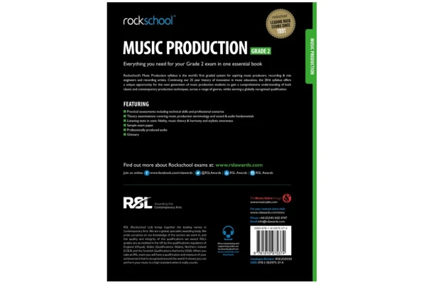  Rockschool Music Production - Grade 2 (2016)