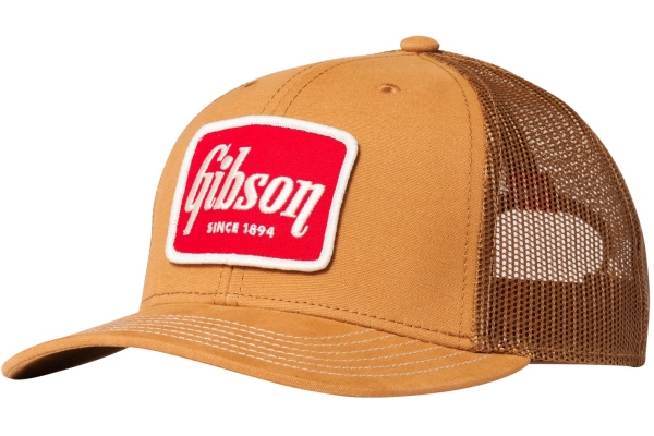 Gibson Canvas Trucker Tan Cap Gibson Canvas Trucker Tan Cap