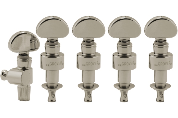 Grover 121N5 Geared Banjo Pegs Nickel Grover 121N5 Geared Banjo Pegs Nickel