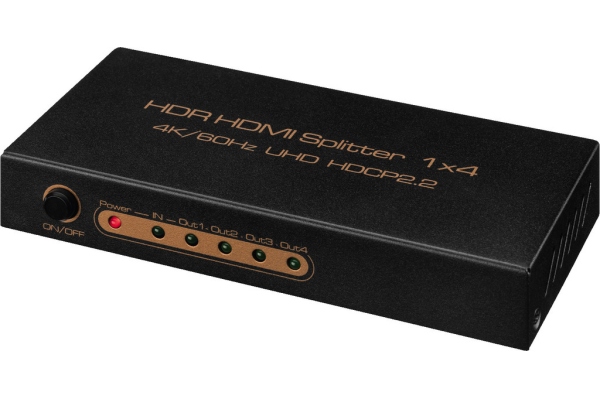Monacor HDMS-1044K Quad Splitter Monacor HDMS-1044K Quad Splitter