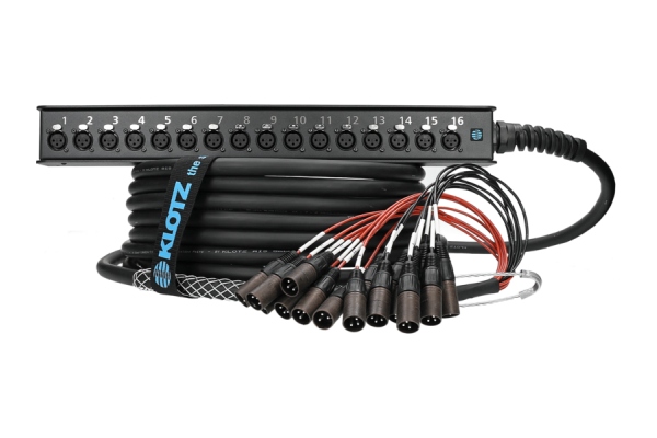 StraightLink 16/0 XLR 3p16-channel - single ground - 5 m