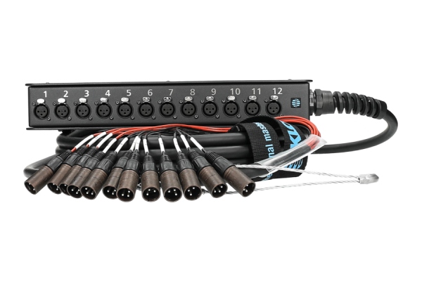 Klotz StraightLink 12/0 XLR 3p12-channel - single ground - 15 m