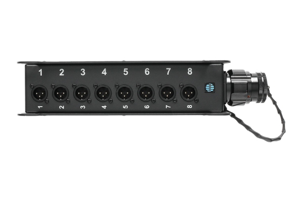 TrussLink 8x XLR 3p M - RMP 25p F8-channel - single ground