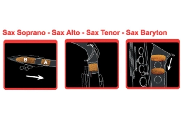 Saxmute Surdina saxofon Saxofon Alt Saxmute Surdina saxofon Saxofon Alt
