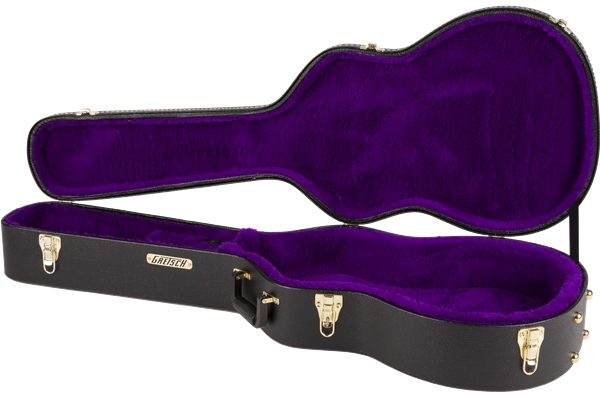 G6295 Square Neck Resonator Flat Top Case Black