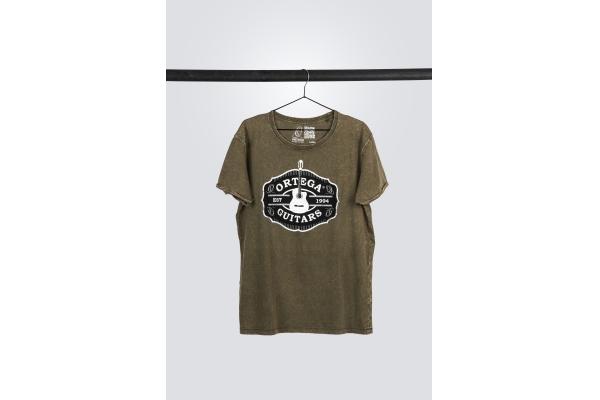 Americana Guitar T-Shirt - Vintage Washed Green/M