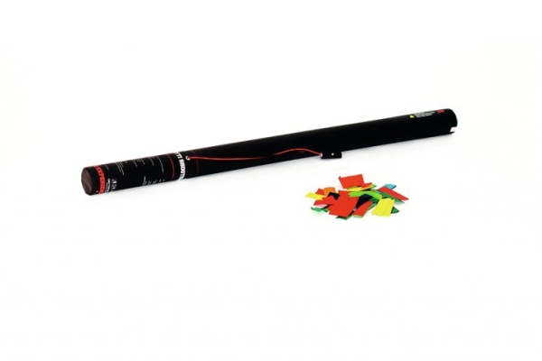 Electric Confetti Cannon 80cm, multicolor