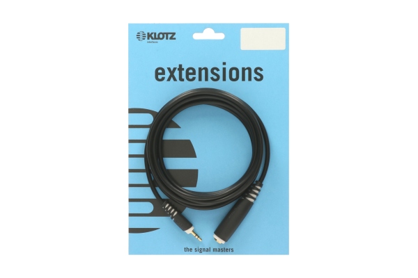 lightweight headphone extension TRS 3.5 mm - TRS socket 6.3 mm - 3 m