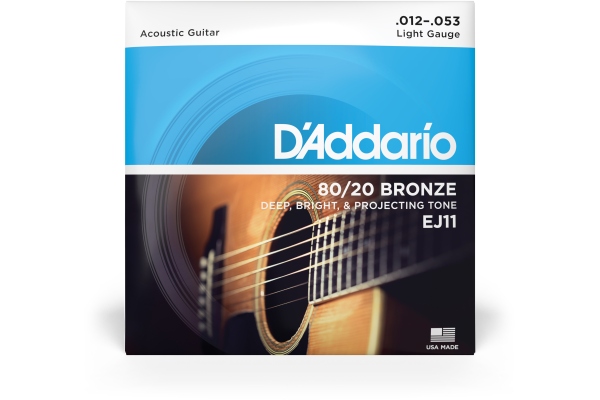 Daddario EJ11 80/20 Bronze Light 12-53 Daddario EJ11 80/20 Bronze Light 12-53