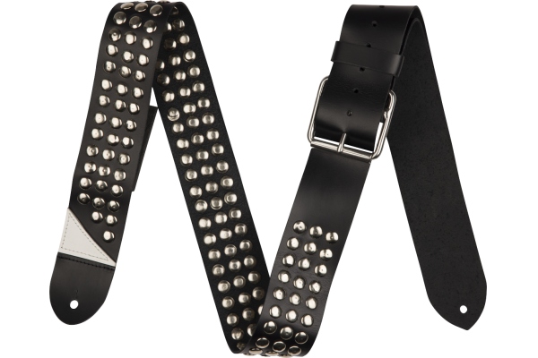 Jackson Stud Leather Strap Black 2.5 Jackson Stud Leather Strap Black 2.5