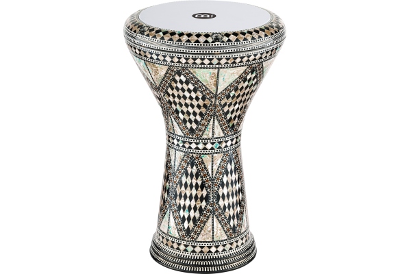 Meinl AE Egypt Doumbek, White Pearl, Mosaic Royale - 8 3/4 Meinl AE Egypt Doumbek, White Pearl, Mosaic Royale - 8 3/4