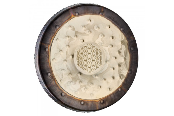 Sonic Energy 22'' Soundscape Gong Flower of Life SGFOL22