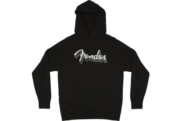 Reflective Hoodie Black M