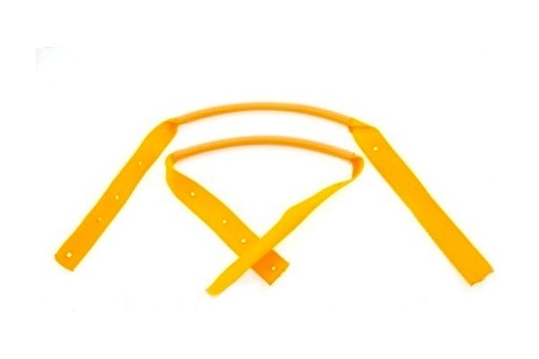 Bass Case Handle - Textile Strap with rubber hose handle