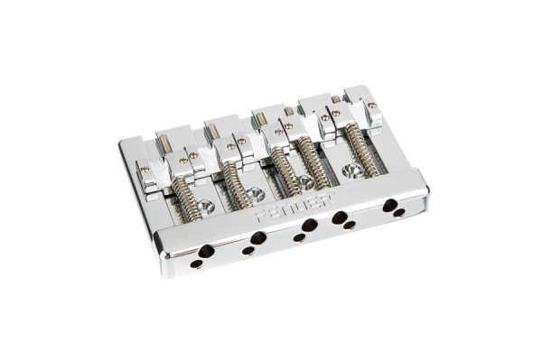 Fender HiMass 5-String Bass Narrow Bridge With Brass Saddles Chrome