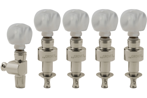 124N5 Geared Banjo Pegs Nickel