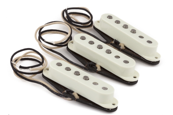 Pure Vintage '59 Strat Pickup Set Vintage White 