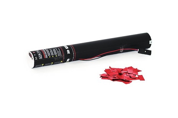 Electric Confetti Cannon 50cm, red