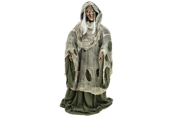 Europalms Halloween Witch, green, 145x70x66cm Europalms Halloween Witch, green, 145x70x66cm