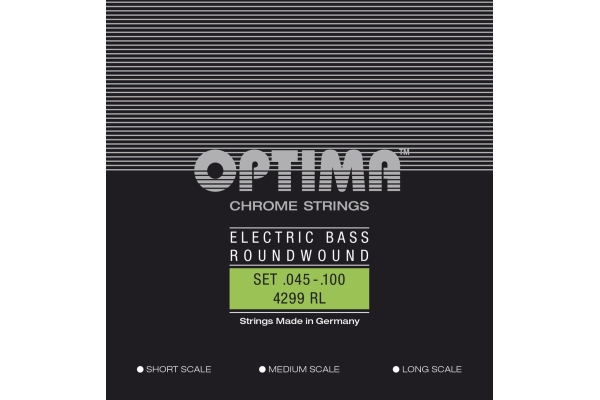 Corzi chitara bas Chrome Strings Round Wound Long Scale Set