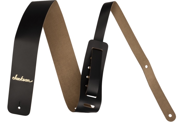 Leather Guitar Strap Black