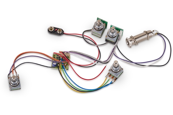 60004 LH - Active BEC 2 Electronics For Active Pickups (Vol PP / Bal / T / B) - Lefthand