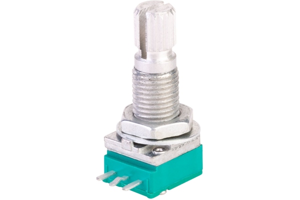  Mono Mini Potentiometer, 15C250K, Split Shaft, Lefthand