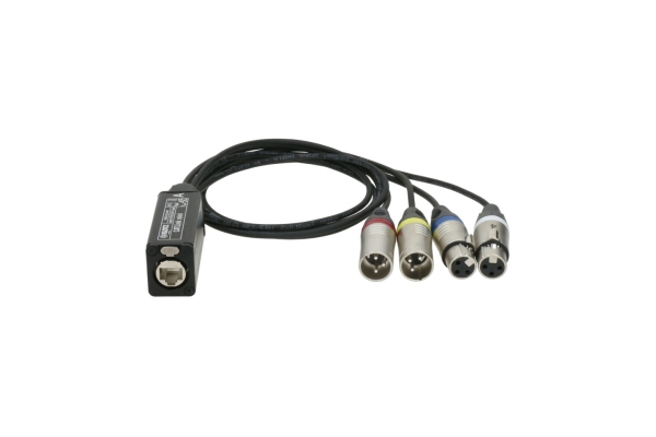 CATLink MINI 2/2-channel multicore adapteretherCON F - 2/2 x XLR 3p M/F