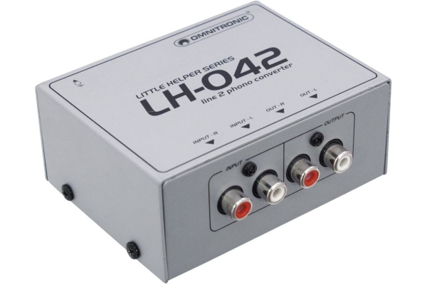 Omnitronic LH-042 Line/Phono Converter Omnitronic LH-042 Line/Phono Converter