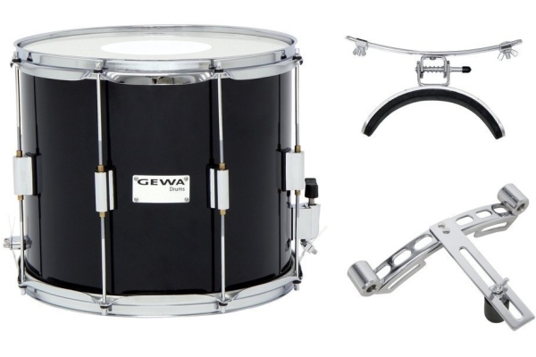 Gewa Marching Snare MS-1412 Black Gewa Marching Snare MS-1412 Black