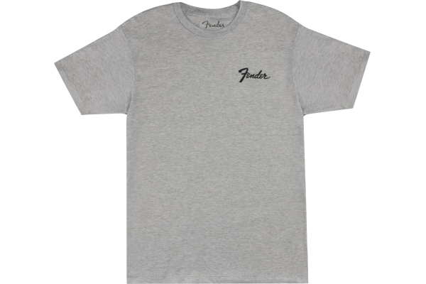 Fender Transition Logo Tee Athletic Gray S Fender Transition Logo Tee Athletic Gray S